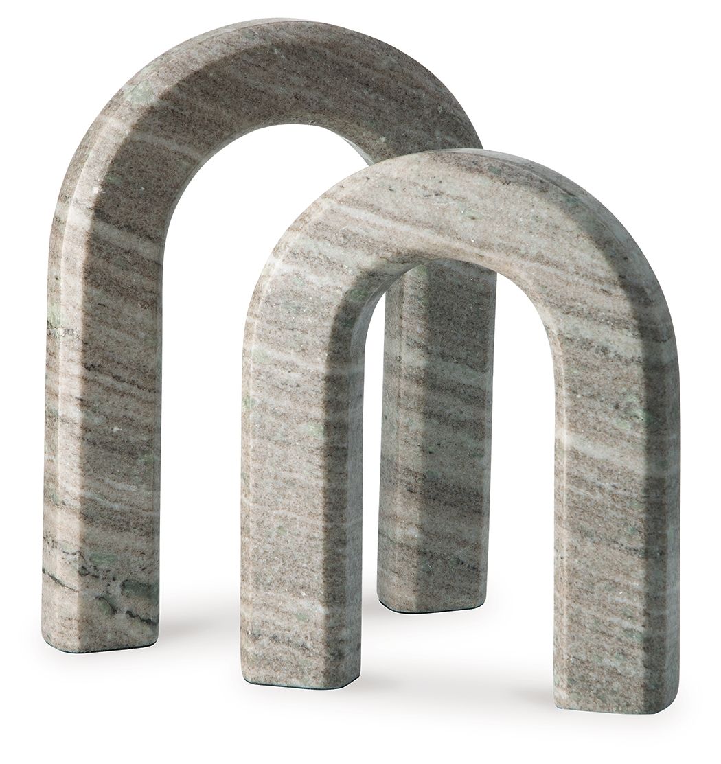 Keithton - Taupe - Sculpture Set (Set of 2) - Urban Living Furniture (Los Angeles, CA)