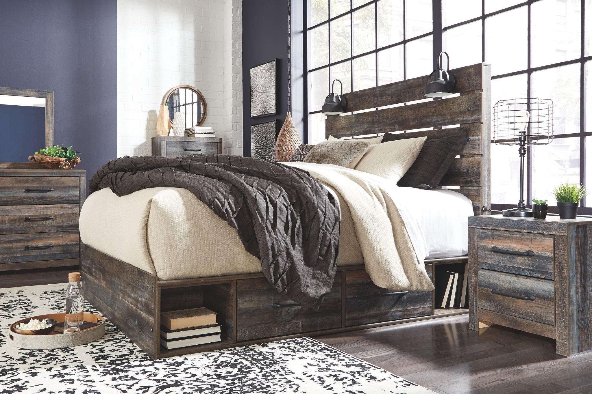 Drystan - Panel Bed - Urban Living Furniture (Los Angeles, CA)