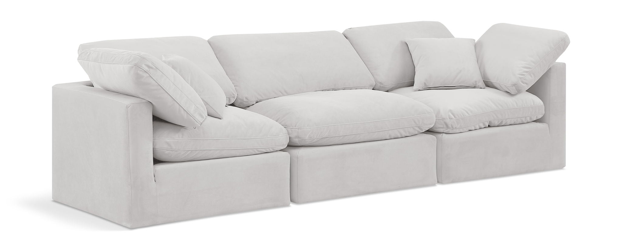 Indulge - Velvet 3 Seat Modular Sofa - Urban Living Furniture (Los Angeles, CA)