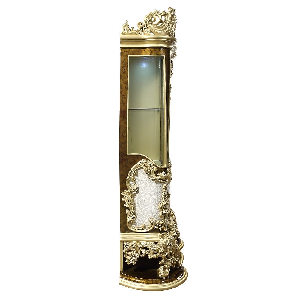 Desiderius - Curio - Antique Gold & Hand-Painted Brown - Urban Living Furniture (Los Angeles, CA)