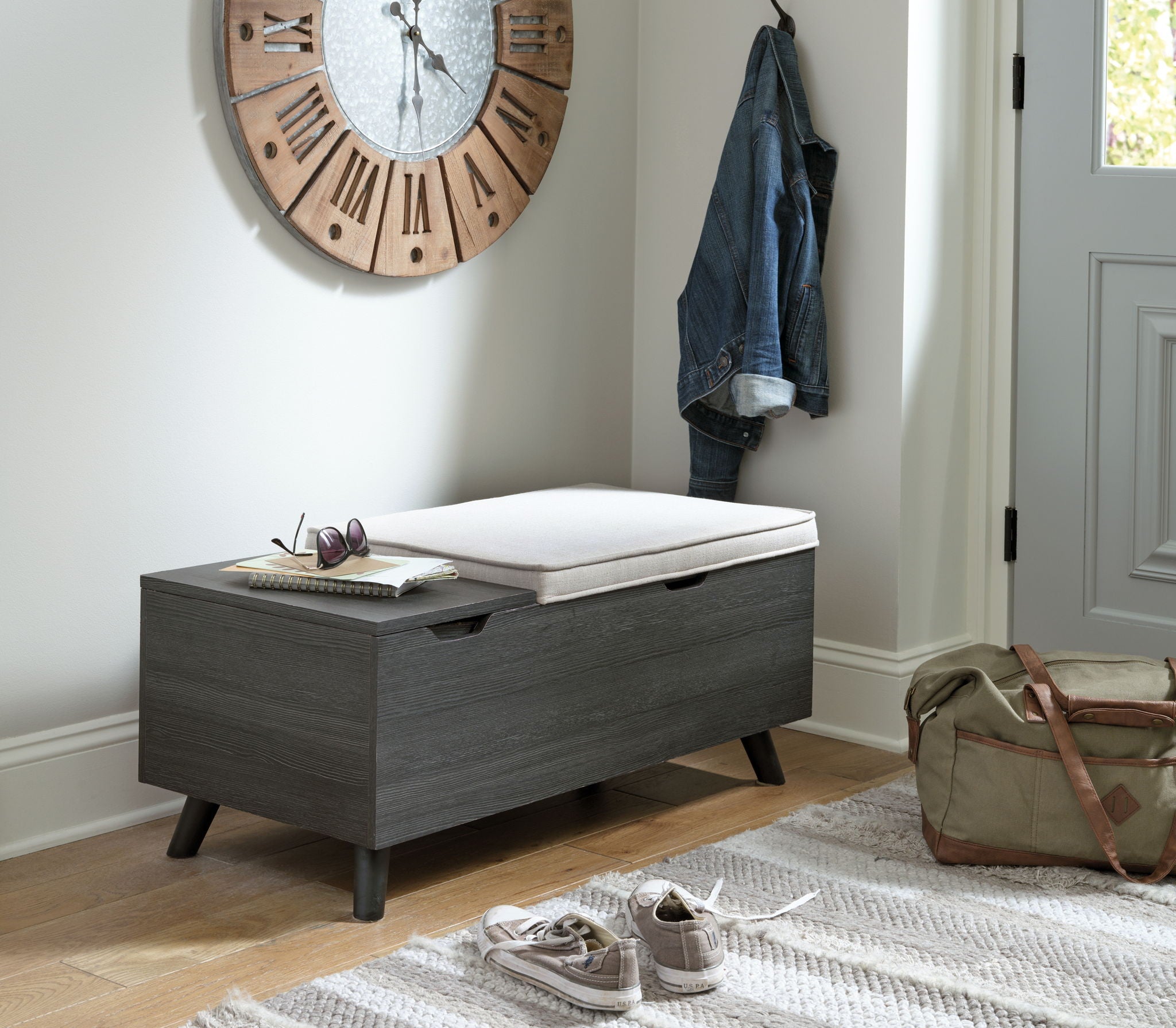 Yarlow - Dark Gray - Storage Bench - Urban Living Furniture (Los Angeles, CA)