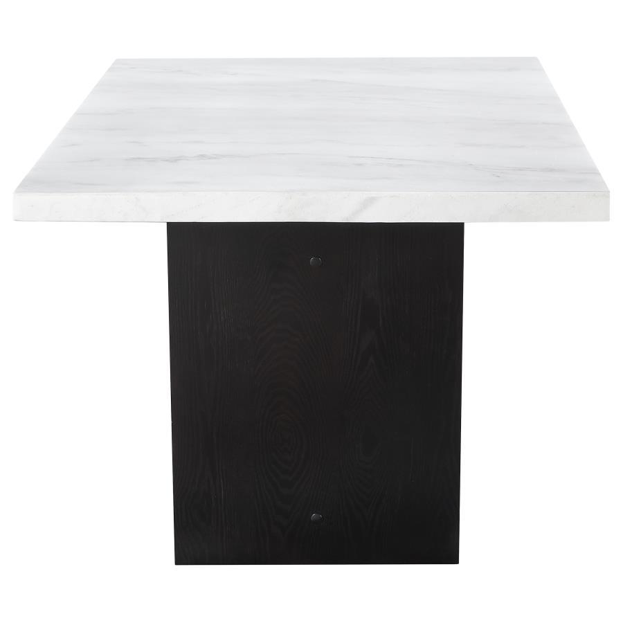 Osborne - Marble Top Dining Table - Rustic Espresso - Urban Living Furniture (Los Angeles, CA)