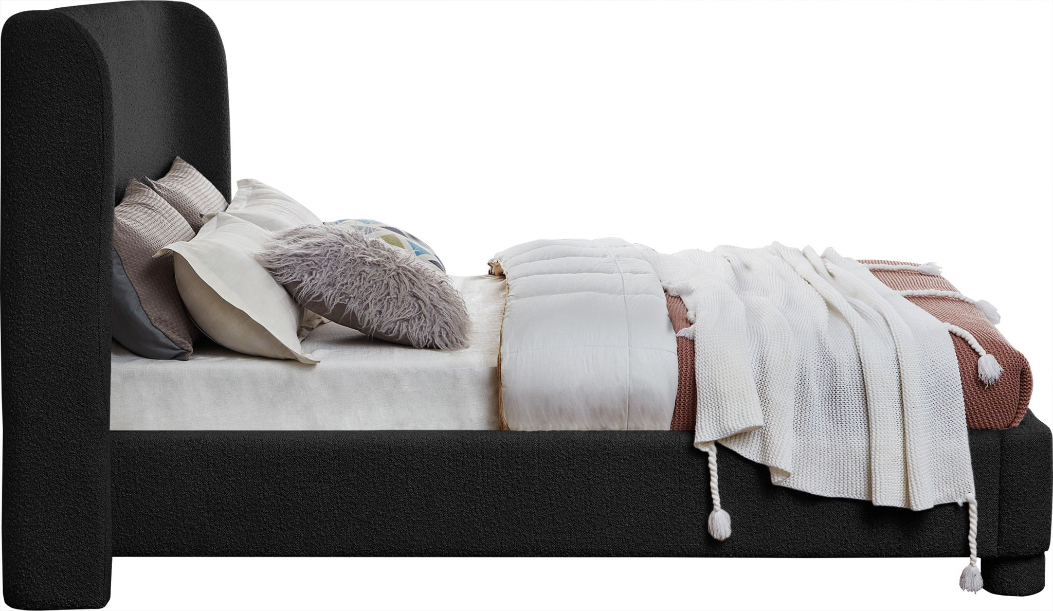 Penny - Boucle Fabric Bed - Urban Living Furniture (Los Angeles, CA)