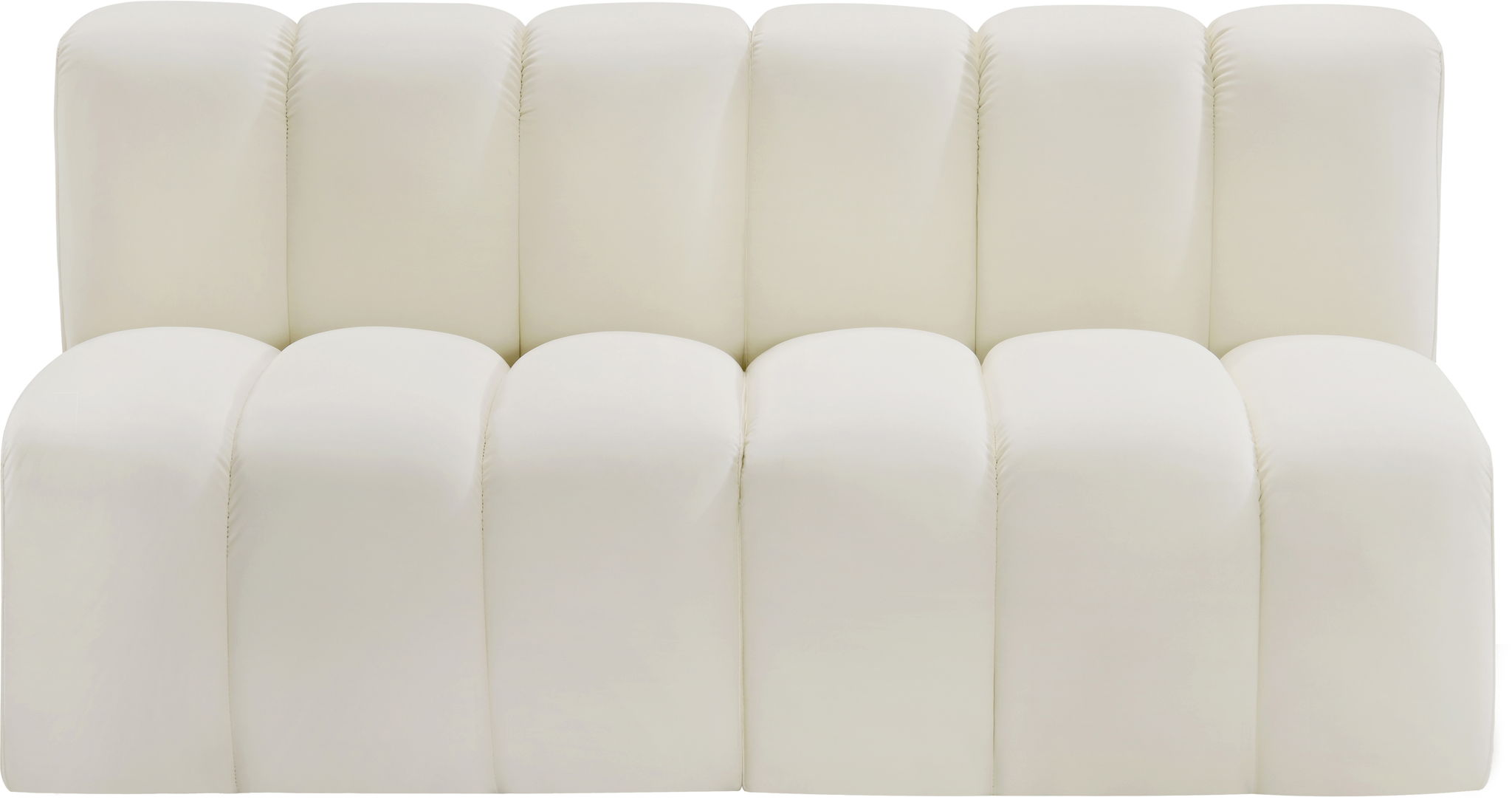Arc - Faux Leather 2 Seats Modular Sofa - Urban Living Furniture (Los Angeles, CA)