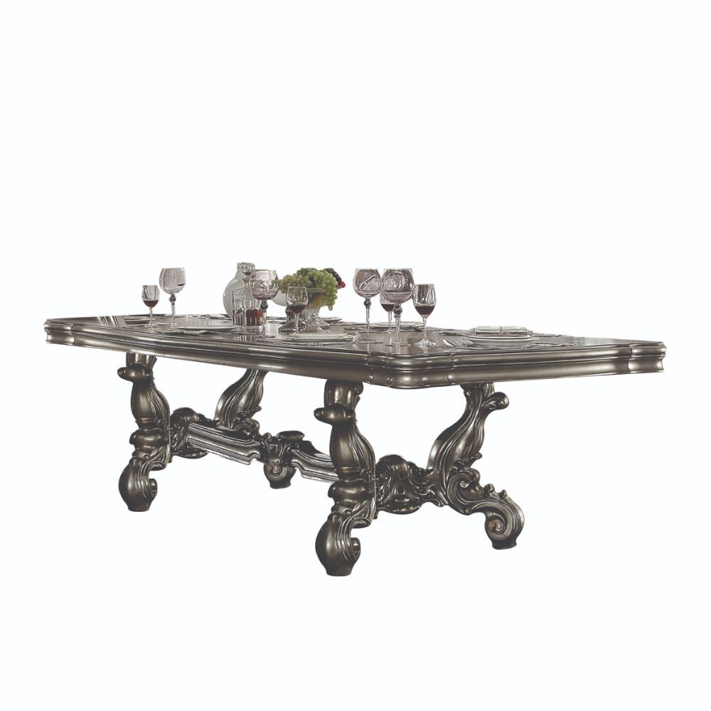 Versailles - 32" Dining Table - Antique Platinum - Urban Living Furniture (Los Angeles, CA)