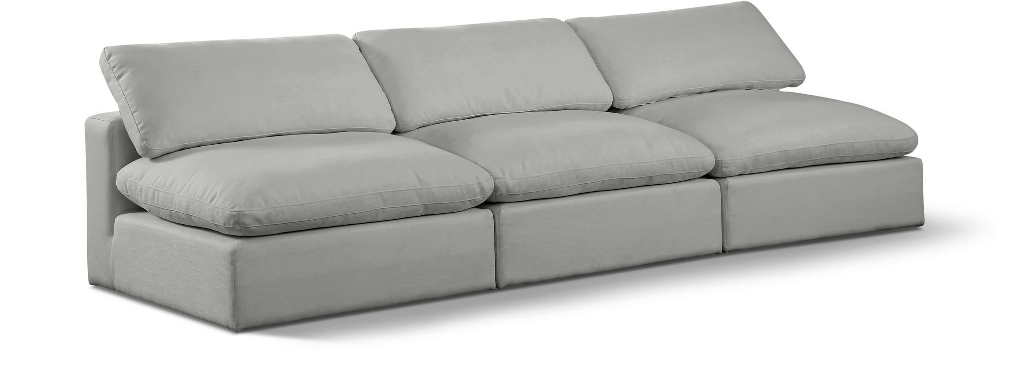 Comfy - Linen Modular Armless Sofa 3 Seats - Urban Living Furniture (Los Angeles, CA)