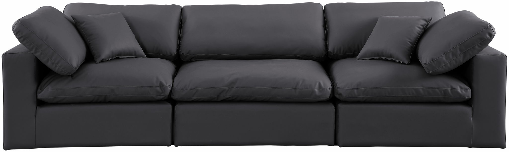 Comfy - Faux Leather Modular Sofa 3 Seats - Urban Living Furniture (Los Angeles, CA)