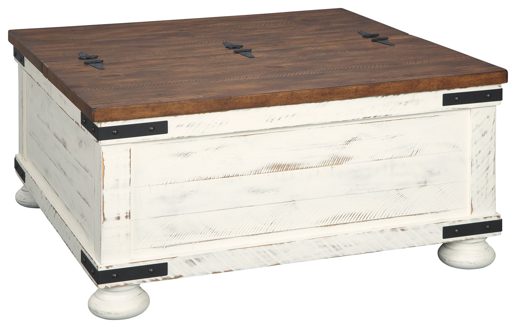 Wystfield - White / Brown - Cocktail Table with Storage - Urban Living Furniture (Los Angeles, CA)