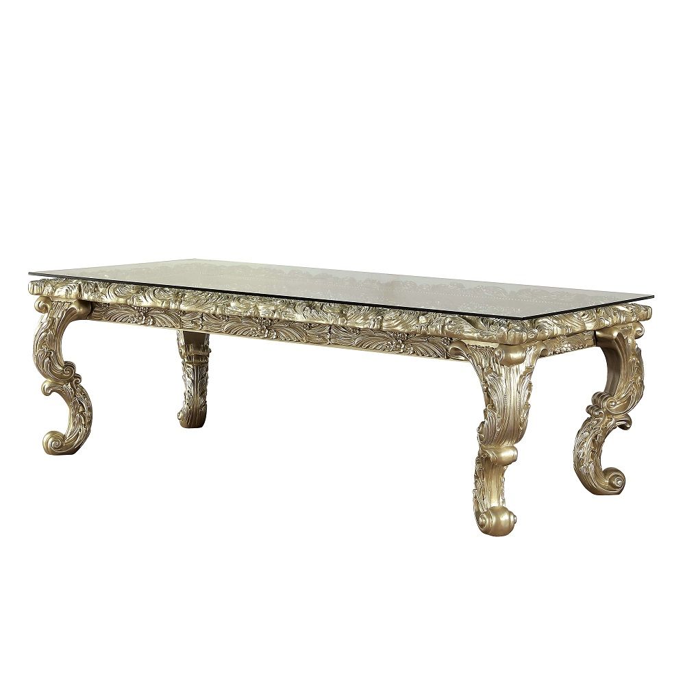 Vatican - Dining Table - Champagne Silver - Urban Living Furniture (Los Angeles, CA)
