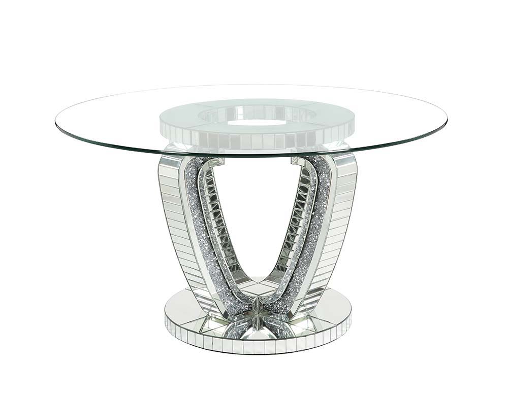 Noralie - Dining Table - Mirrored & Faux Diamonds - Urban Living Furniture (Los Angeles, CA)