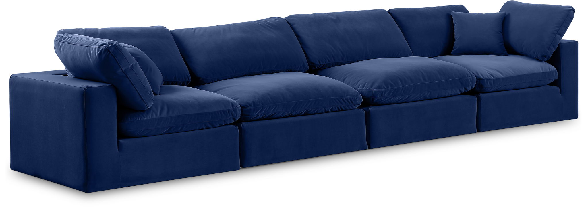 Comfy - Velvet Modular Sofa 4 Seats - Urban Living Furniture (Los Angeles, CA)