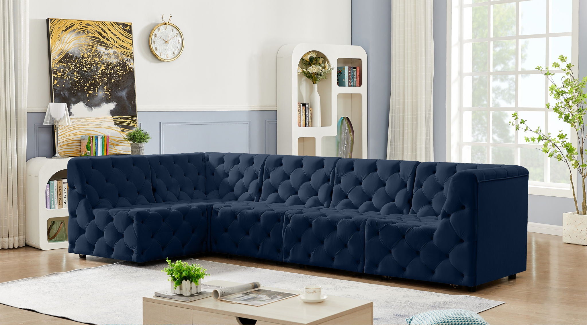 Tuft - 5 Piece Modular Sectional - Urban Living Furniture (Los Angeles, CA)