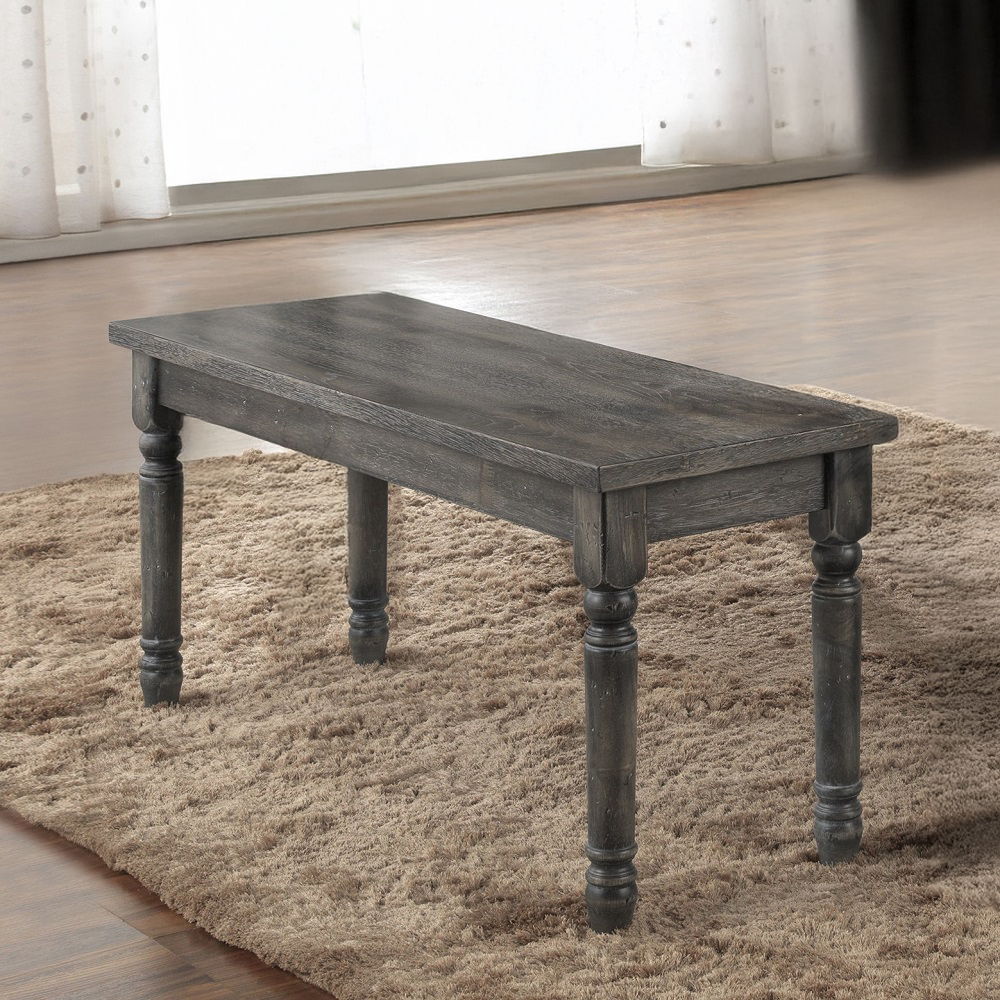 Wallace - Bench - Weathered Gray - Urban Living Furniture (Los Angeles, CA)