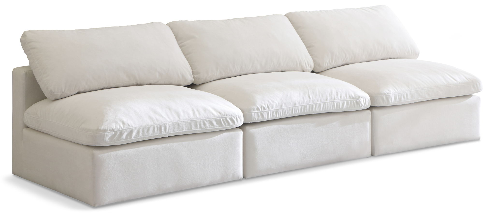 Plush - Modular Armless 3 Seat Sofa - Urban Living Furniture (Los Angeles, CA)