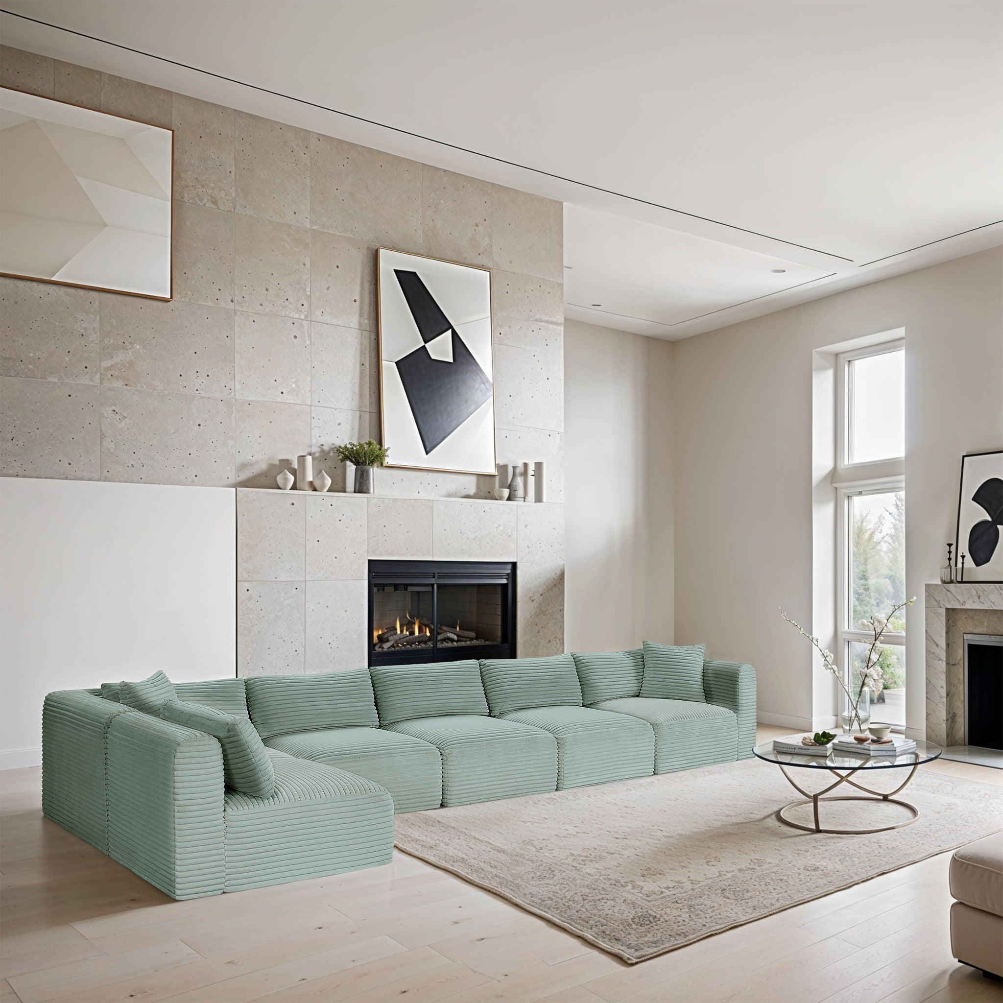 Shaggy - 6 Piece Modular Sectional - Urban Living Furniture (Los Angeles, CA)