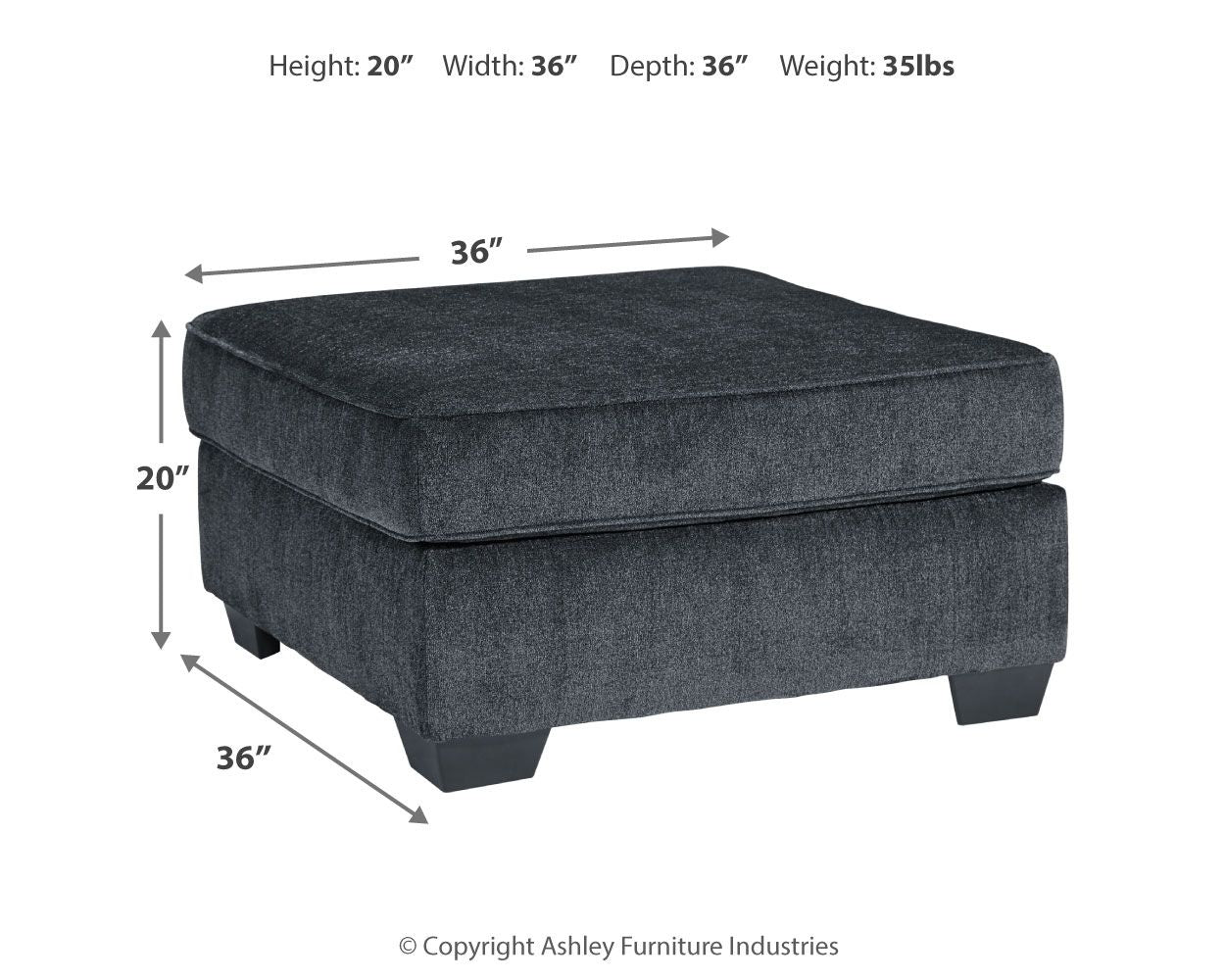 Altari - Accent Ottoman - Urban Living Furniture (Los Angeles, CA)