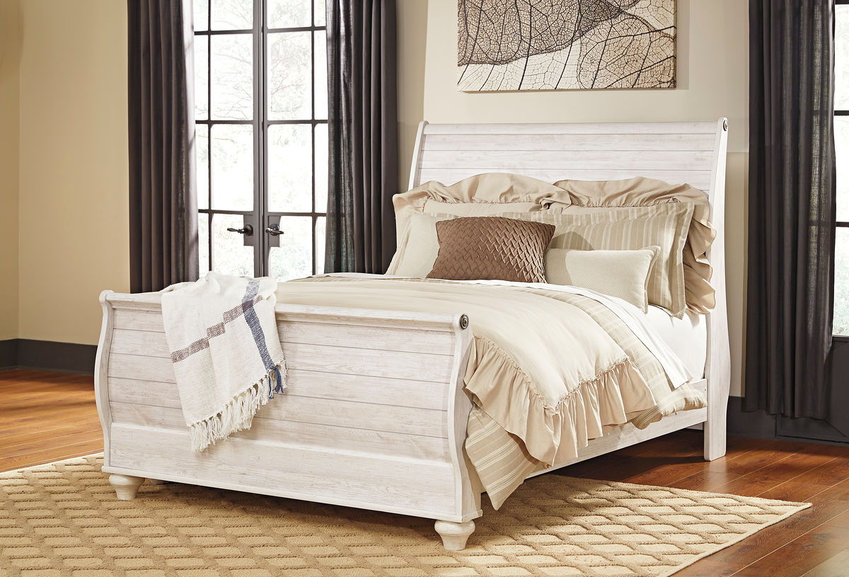 Willowton - Sleigh Bed - Urban Living Furniture (Los Angeles, CA)