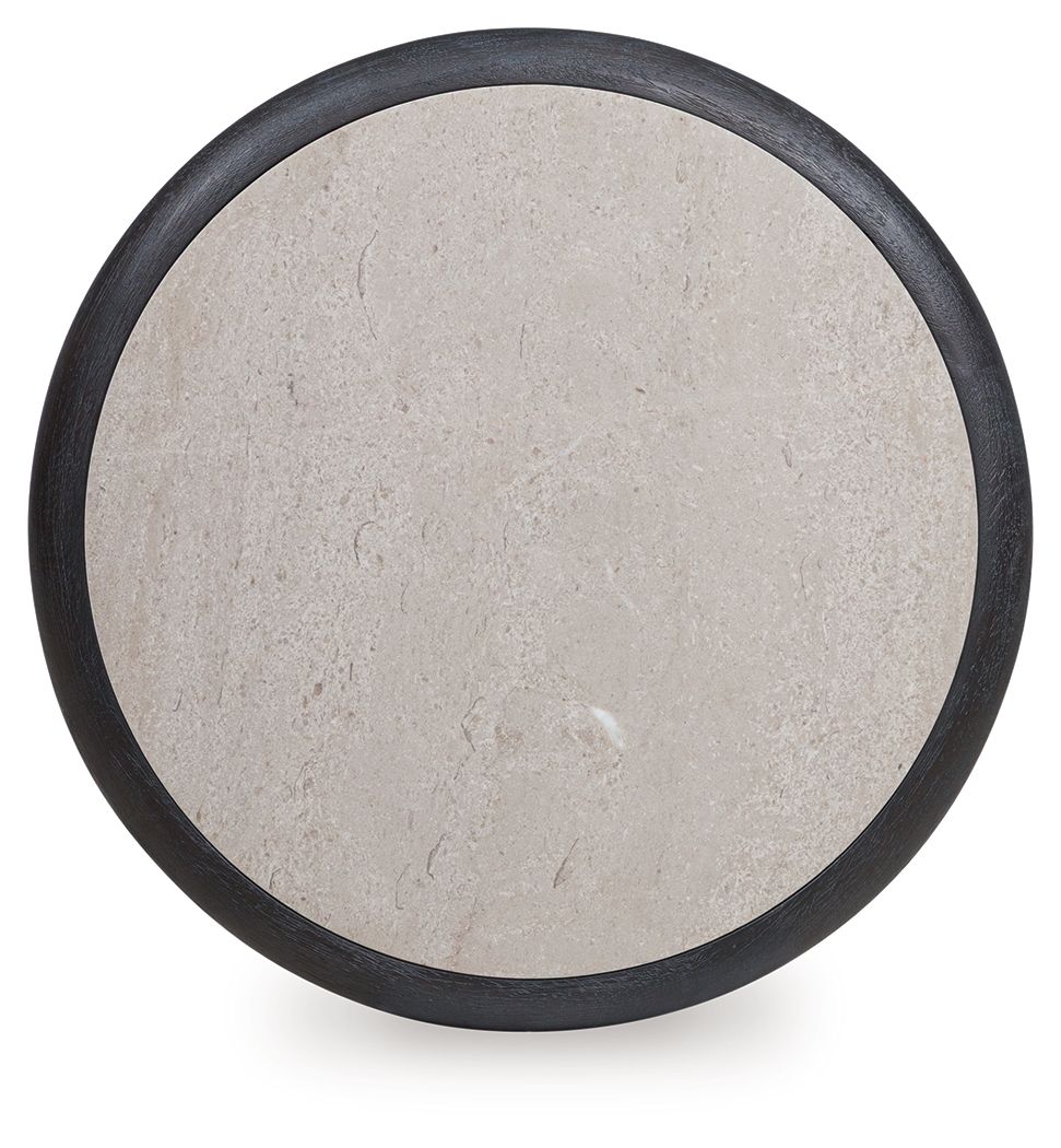 Bracken - French Black - Round End Table - Urban Living Furniture (Los Angeles, CA)