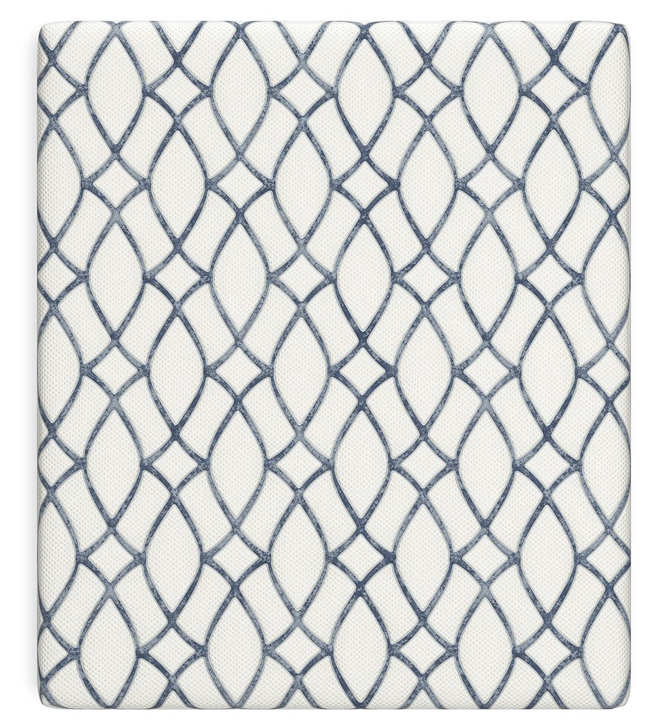 14 Inch Chime Elite 2.0 - California King Mattress - White / Blue - Urban Living Furniture (Los Angeles, CA)