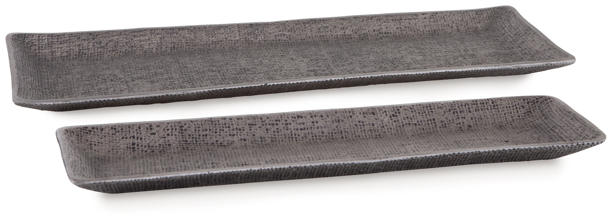 Garekton - Pewter Finish - Tray Set (Set of 2) - Urban Living Furniture (Los Angeles, CA)
