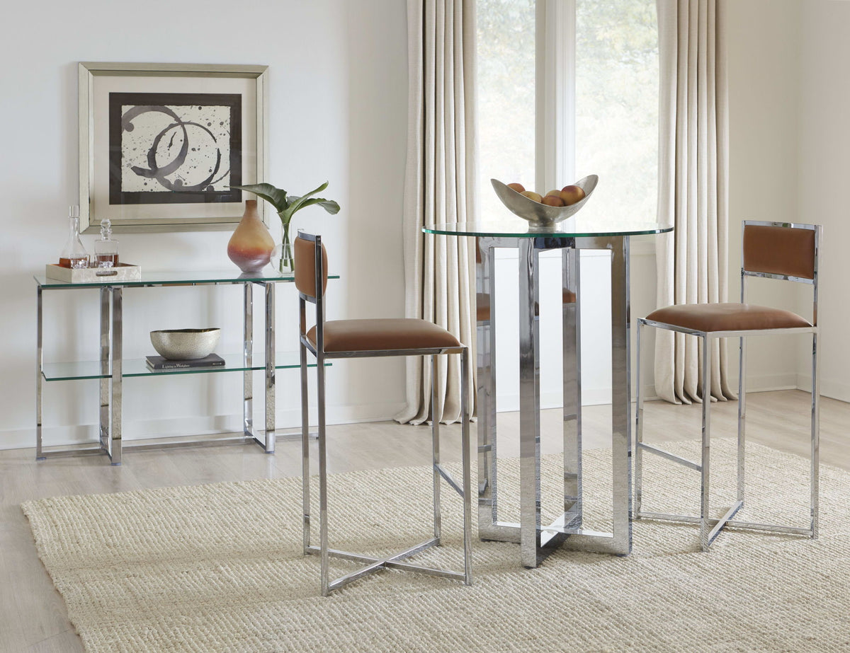 Amalfi - Round Glass Top Table
