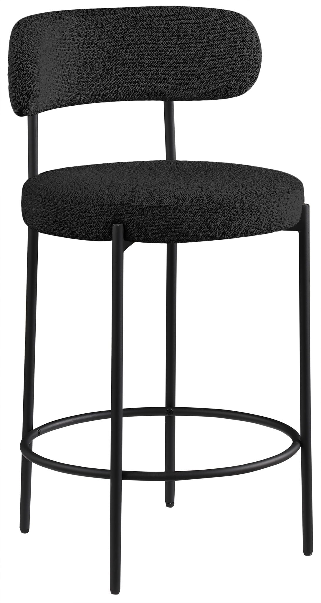 Beacon - Boucle Fabric Stool (Set of 2) - Urban Living Furniture (Los Angeles, CA)