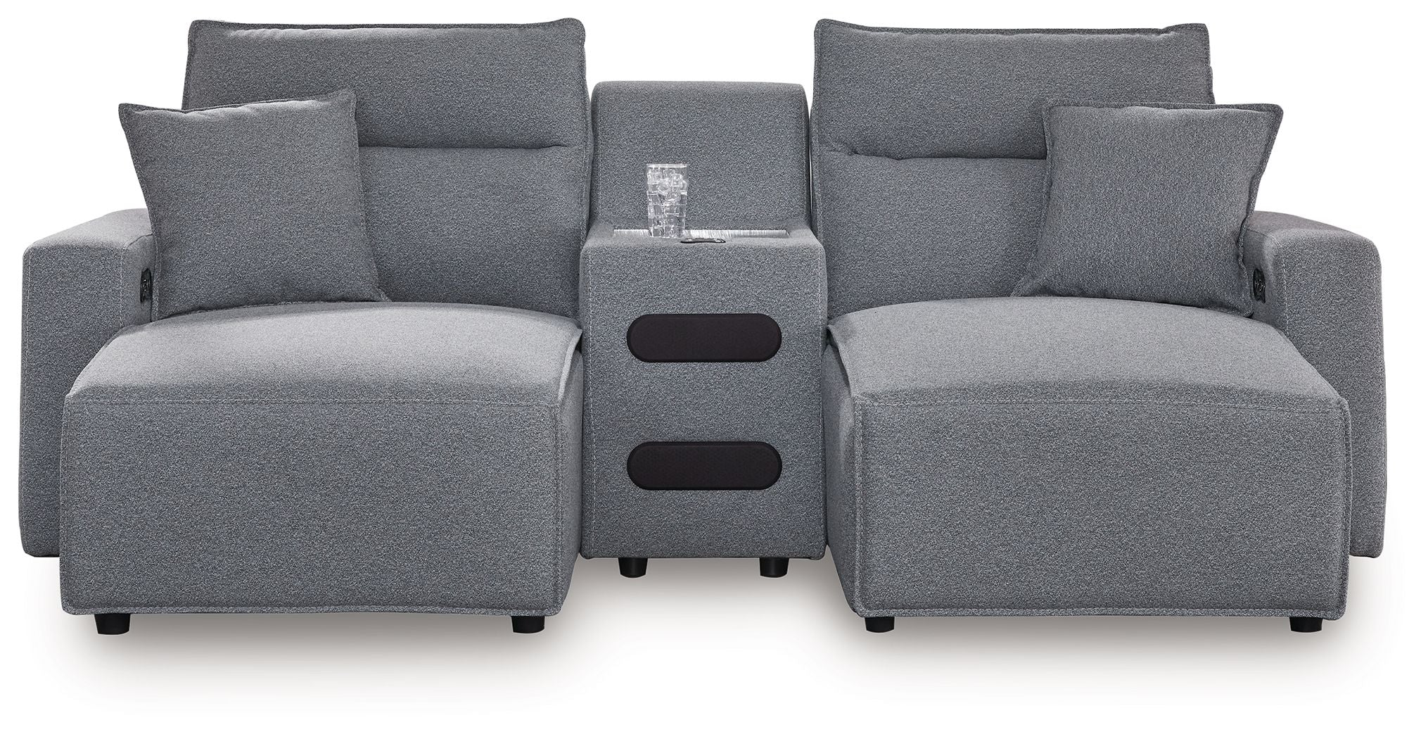 ModMax II - Salt And Pepper - Reclining Sectional - Urban Living Furniture (Los Angeles, CA)