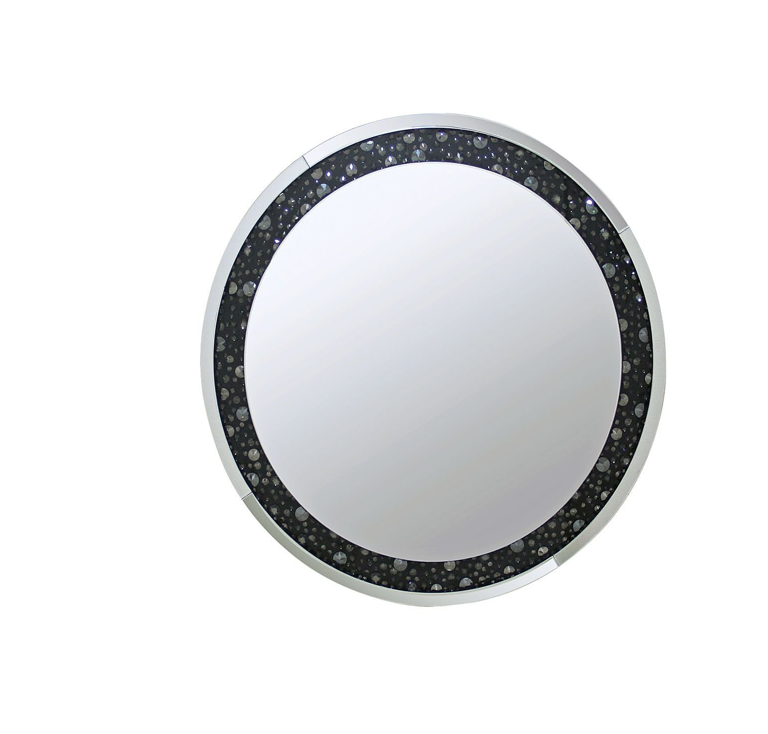 Nysa - 39" Accent Mirror - Mirrored & Faux Crystals - Urban Living Furniture (Los Angeles, CA)