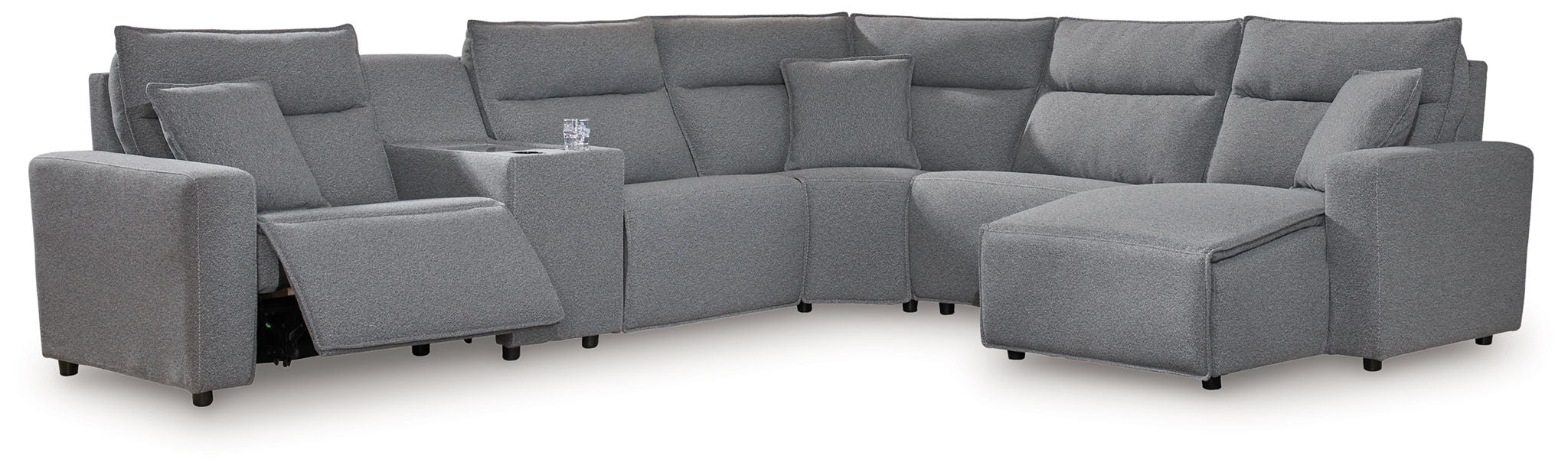 ModMax II - Salt And Pepper - Reclining Sectional - Urban Living Furniture (Los Angeles, CA)