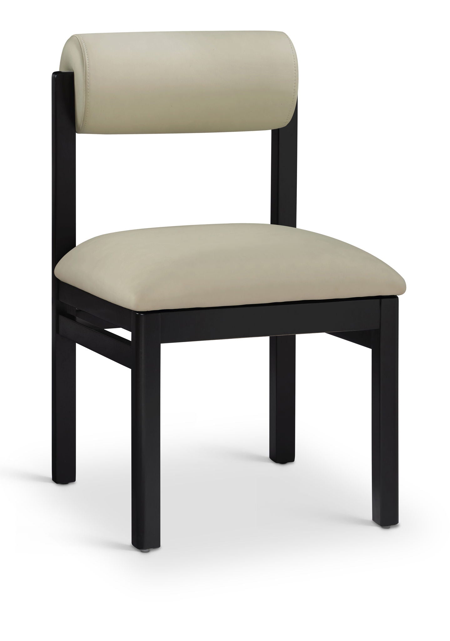 Roundhill - Faux Leather Dining Chair (Set of 2) - Black Frame - Urban Living Furniture (Los Angeles, CA)