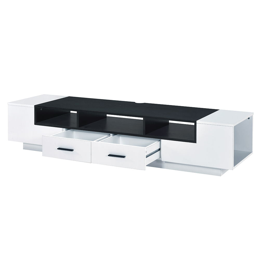 Armour - TV Stand - White & Black - Urban Living Furniture (Los Angeles, CA)