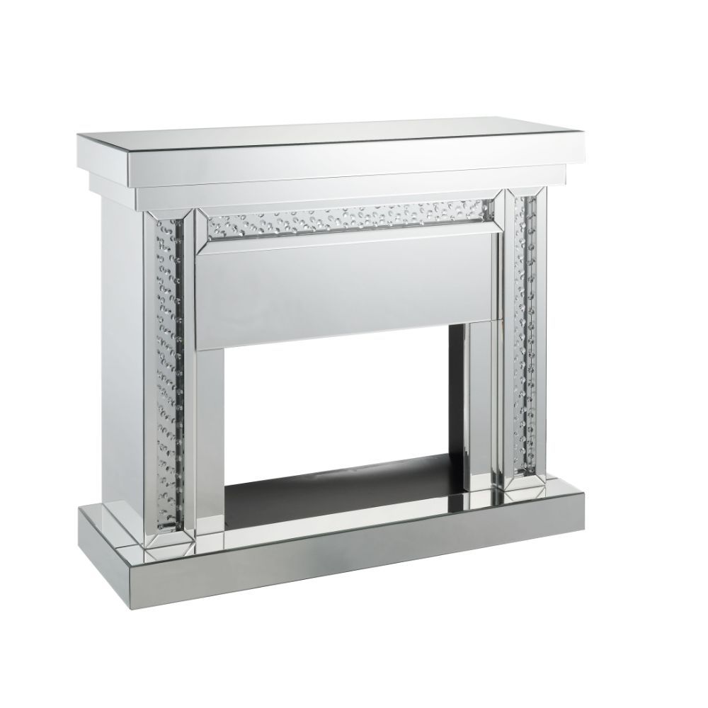 Nysa - 42" Fireplace - Mirrored & Faux Crystals - Urban Living Furniture (Los Angeles, CA)