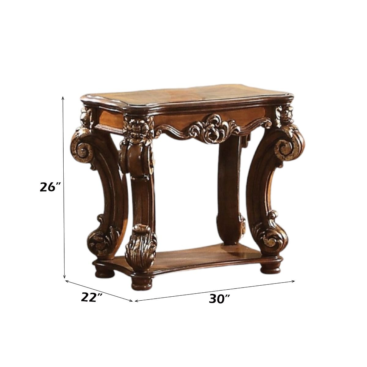 Vendome - 26" End Table - Cherry - Urban Living Furniture (Los Angeles, CA)