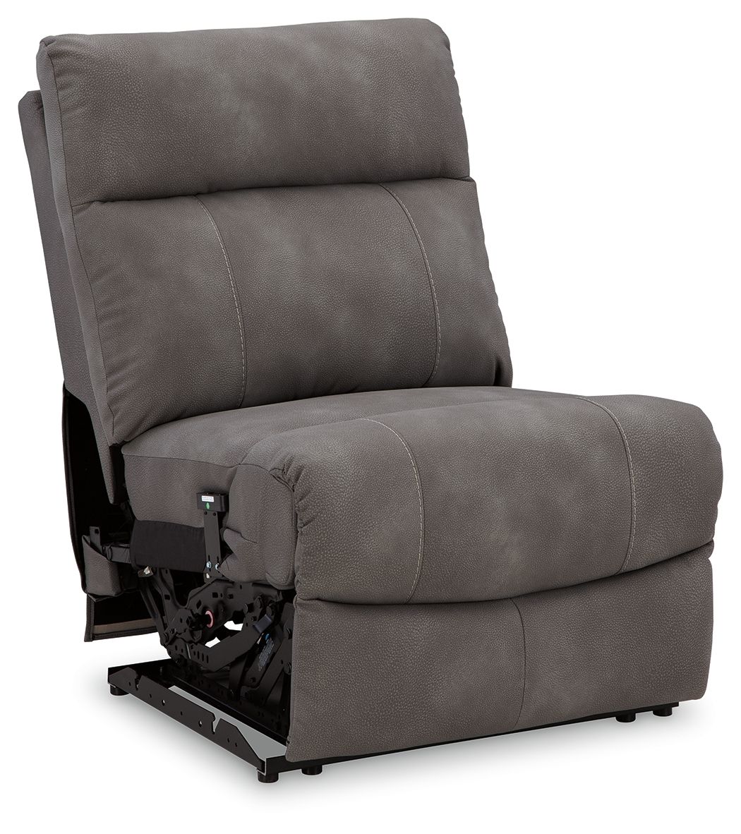 Next-gen Durapella - Slate - Power Armless Recliner With Adj Headrest - Urban Living Furniture (Los Angeles, CA)
