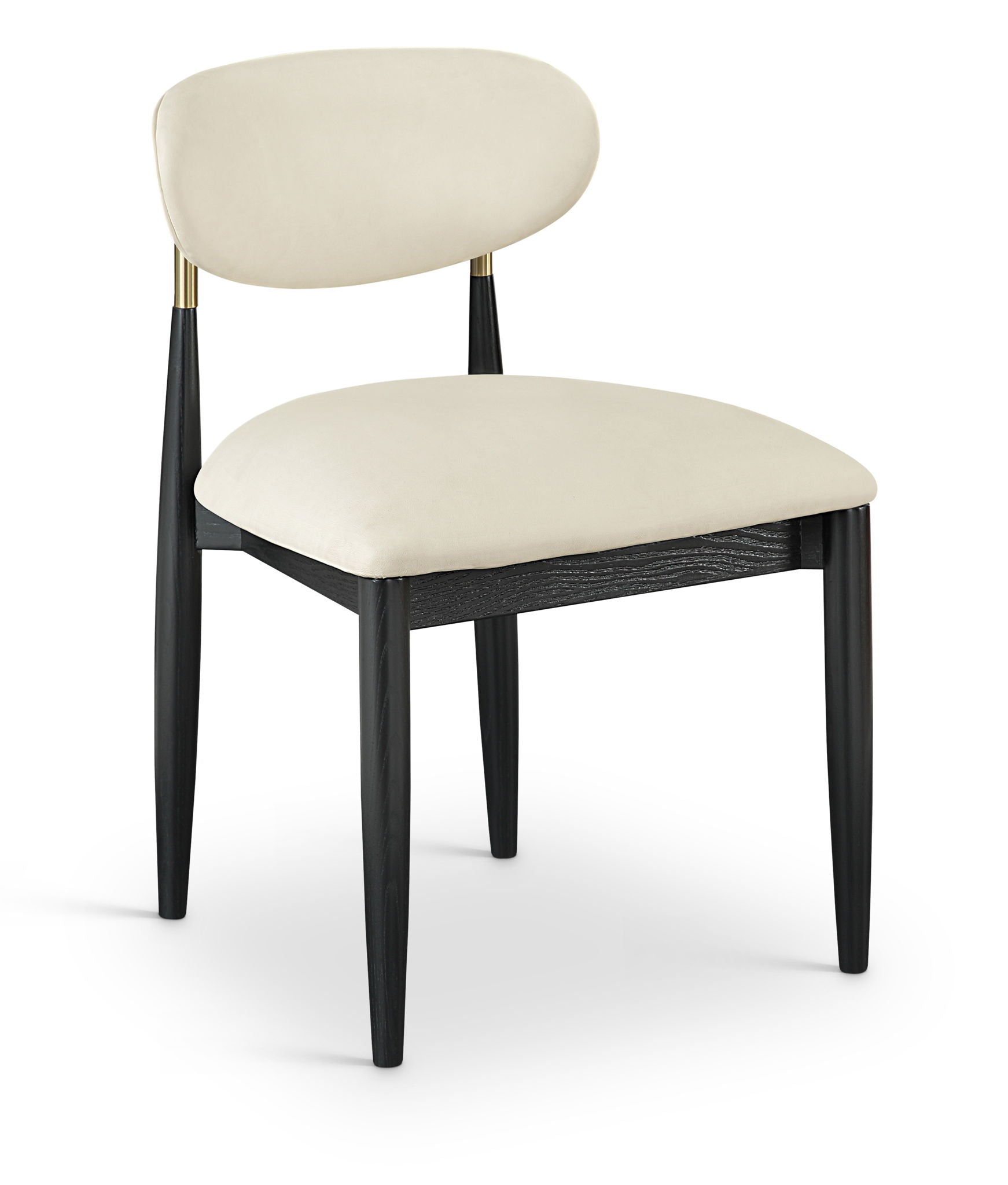 Riccio - Dining Side Chair (Set of 2) - Black And Gold Frame - Urban Living Furniture (Los Angeles, CA)