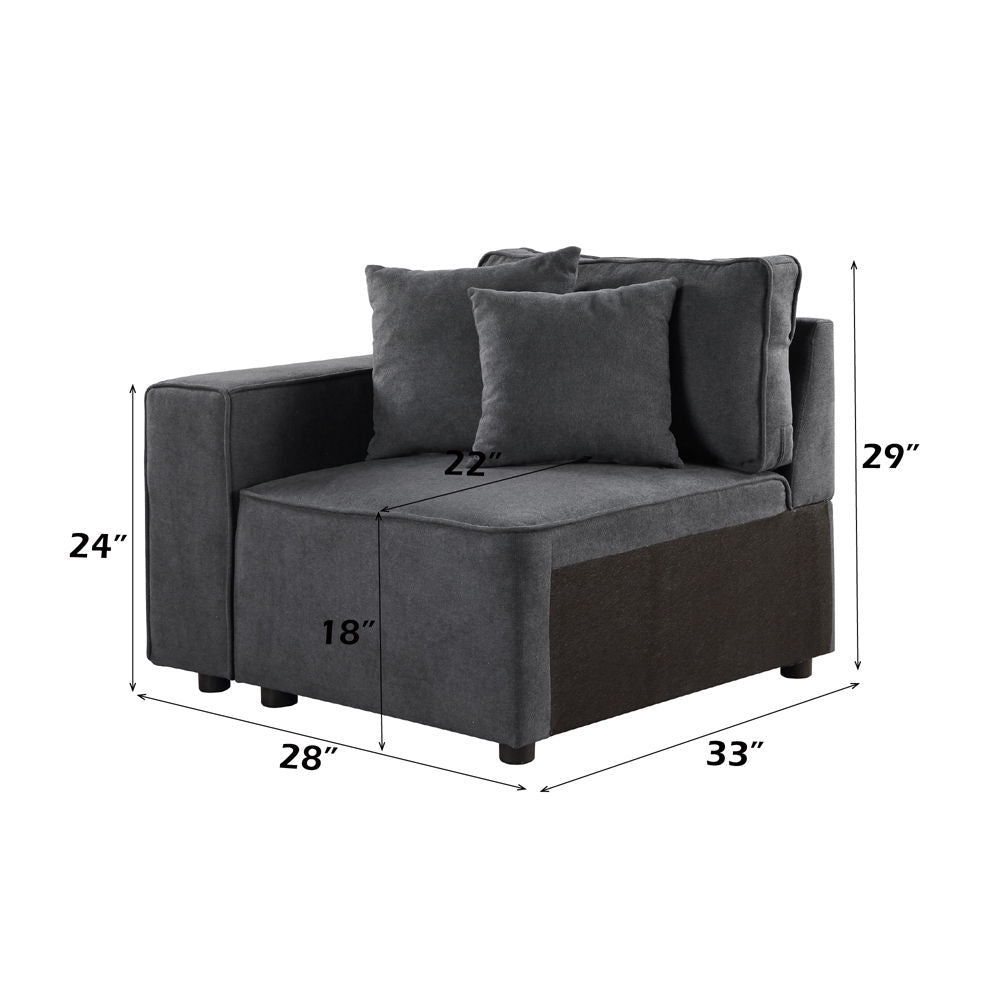 Silvester - Modular Chair w/2 Pillows - Urban Living Furniture (Los Angeles, CA)