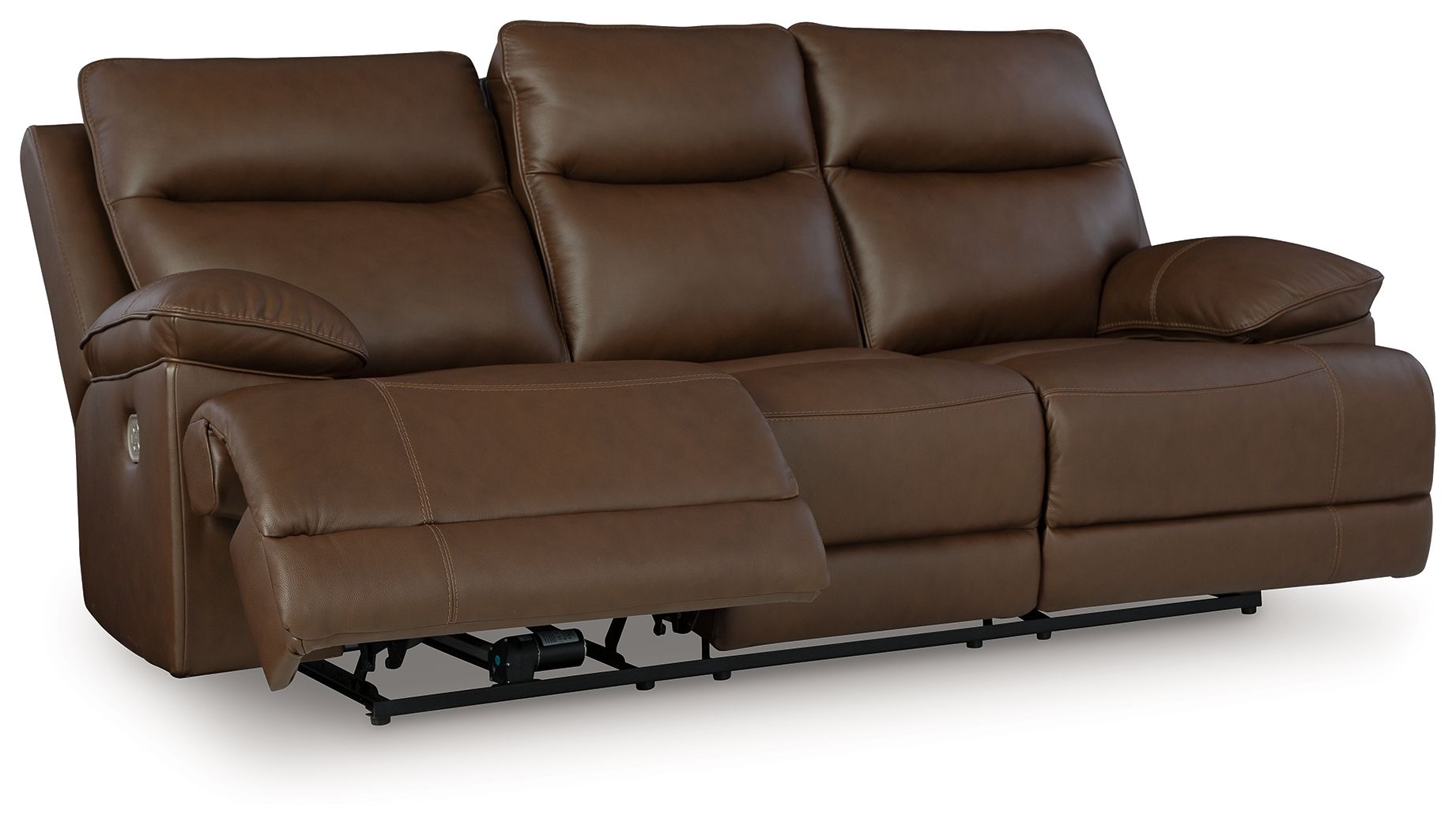 Vonryan - Tobacco - Power Reclining Sofa With Adj Headrest - Urban Living Furniture (Los Angeles, CA)