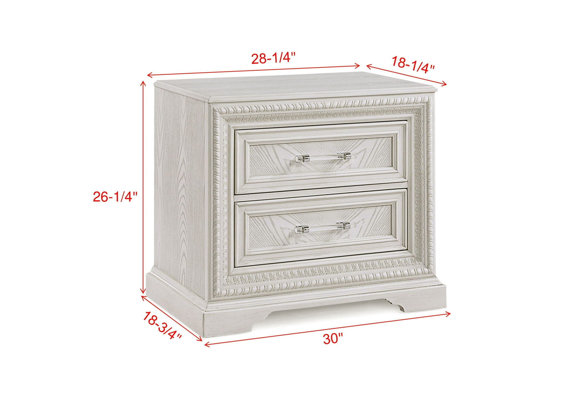 Alexandria - Accent Nightstand - White - Urban Living Furniture (Los Angeles, CA)