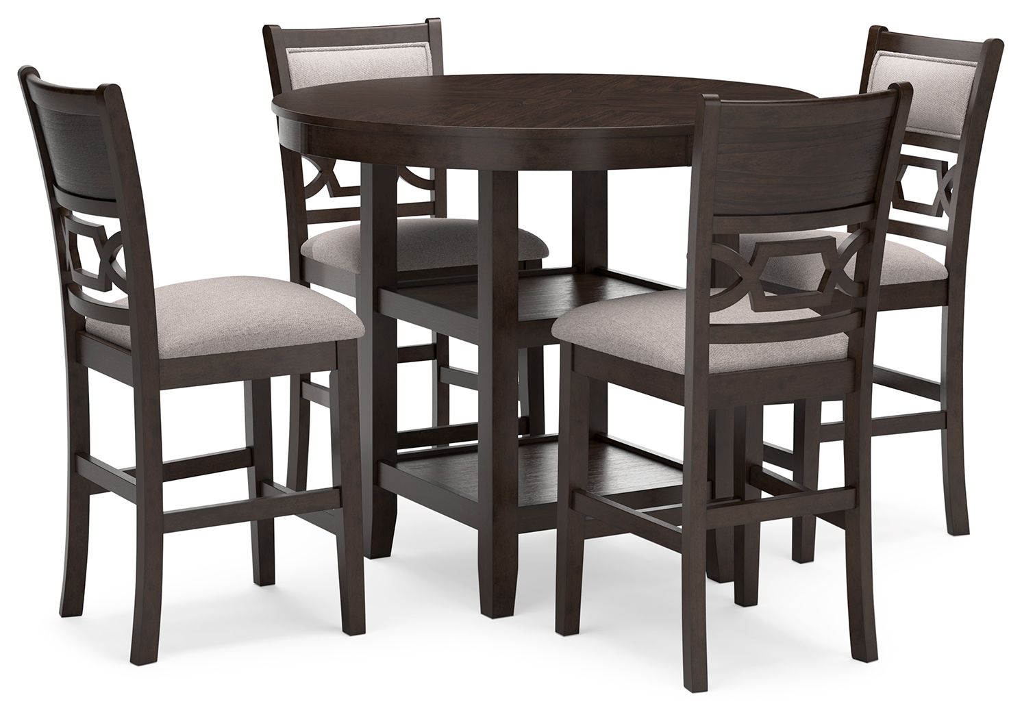 Langwest - Brown - Dining Room Counter Table Set (Set of 5) - Urban Living Furniture (Los Angeles, CA)