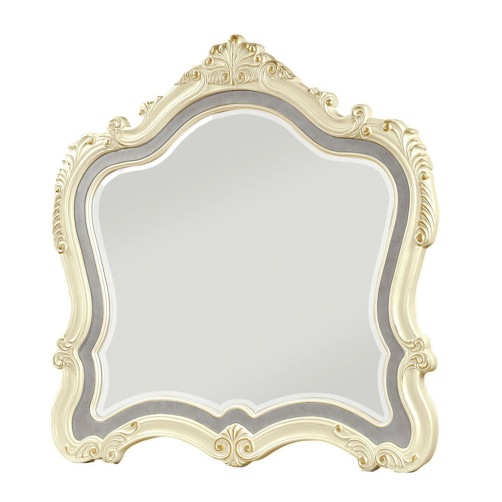 Chantelle - Mirror - Pearl White Finish - Urban Living Furniture (Los Angeles, CA)