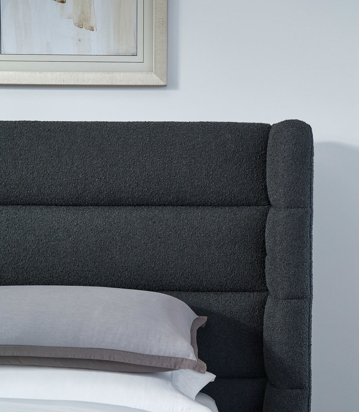 Formosa Frank - Upholstered Wingback Platform Bed