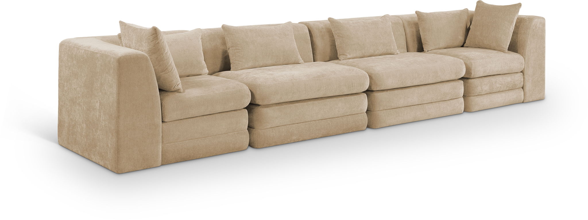 Stellar - 4 Piece Upholstered Modular Sectional - Urban Living Furniture (Los Angeles, CA)