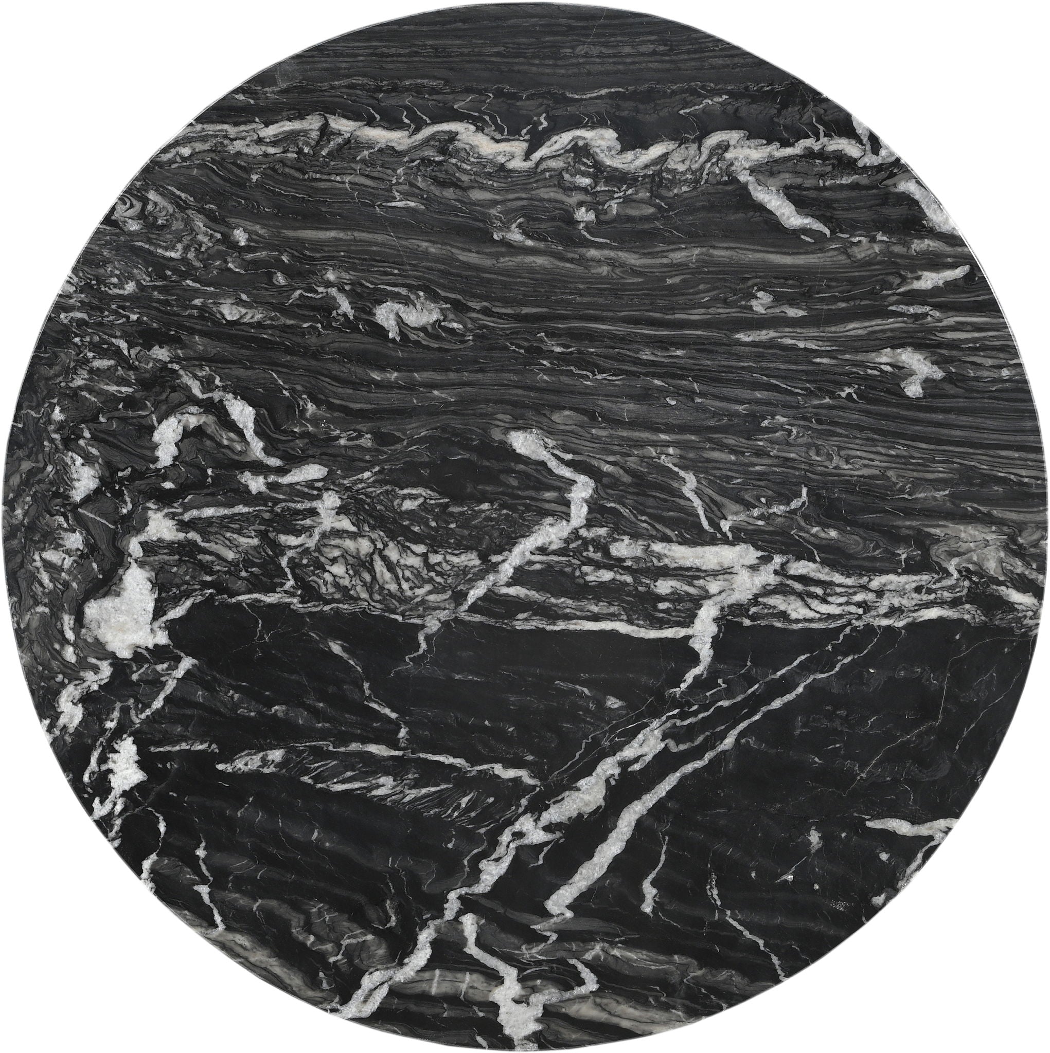 Fontelina - 30" Genuine Marble Bistro Dining Table - Urban Living Furniture (Los Angeles, CA)