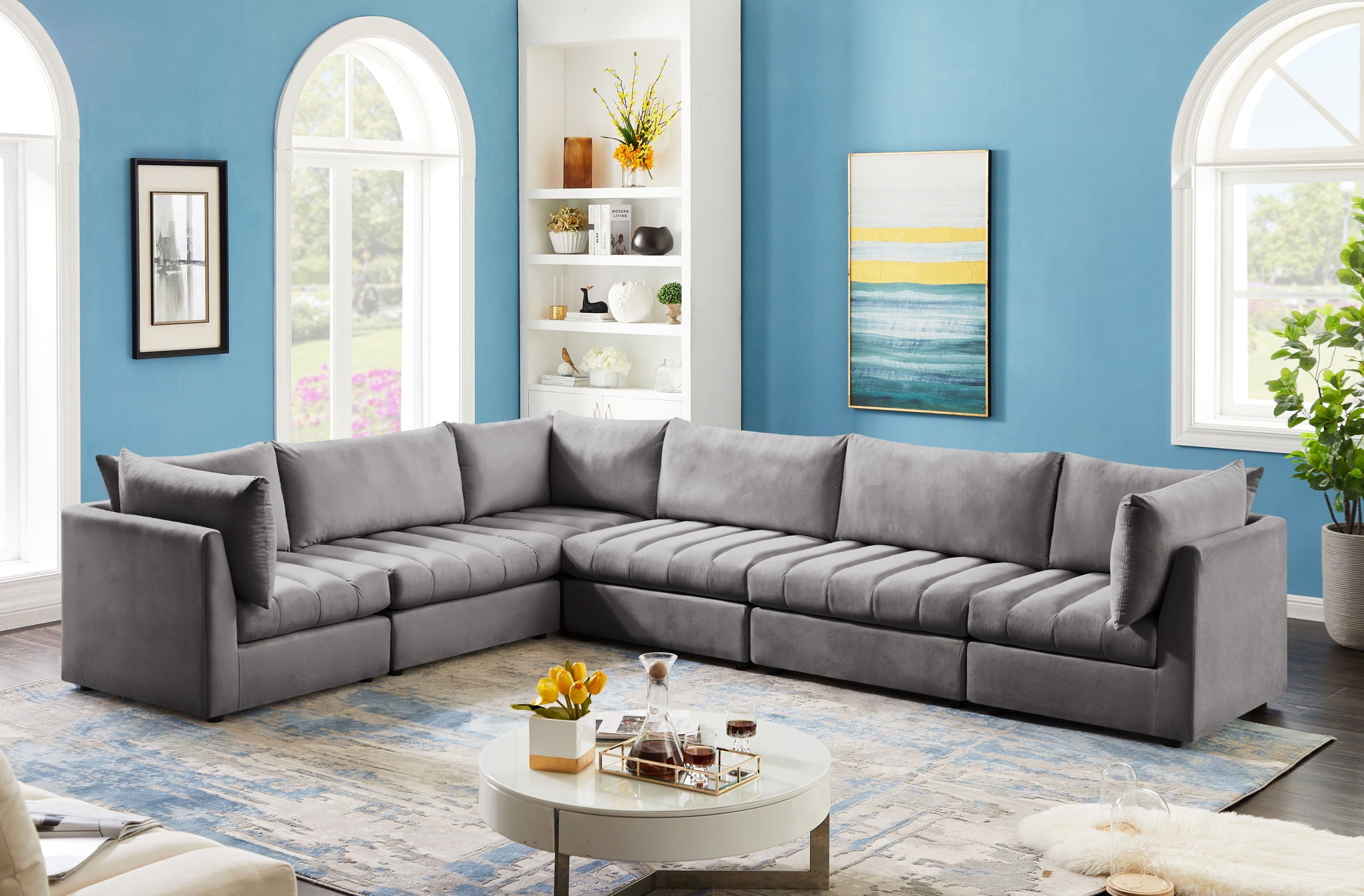 Jacob - 6 Pc. Modular Sectional - Urban Living Furniture (Los Angeles, CA)