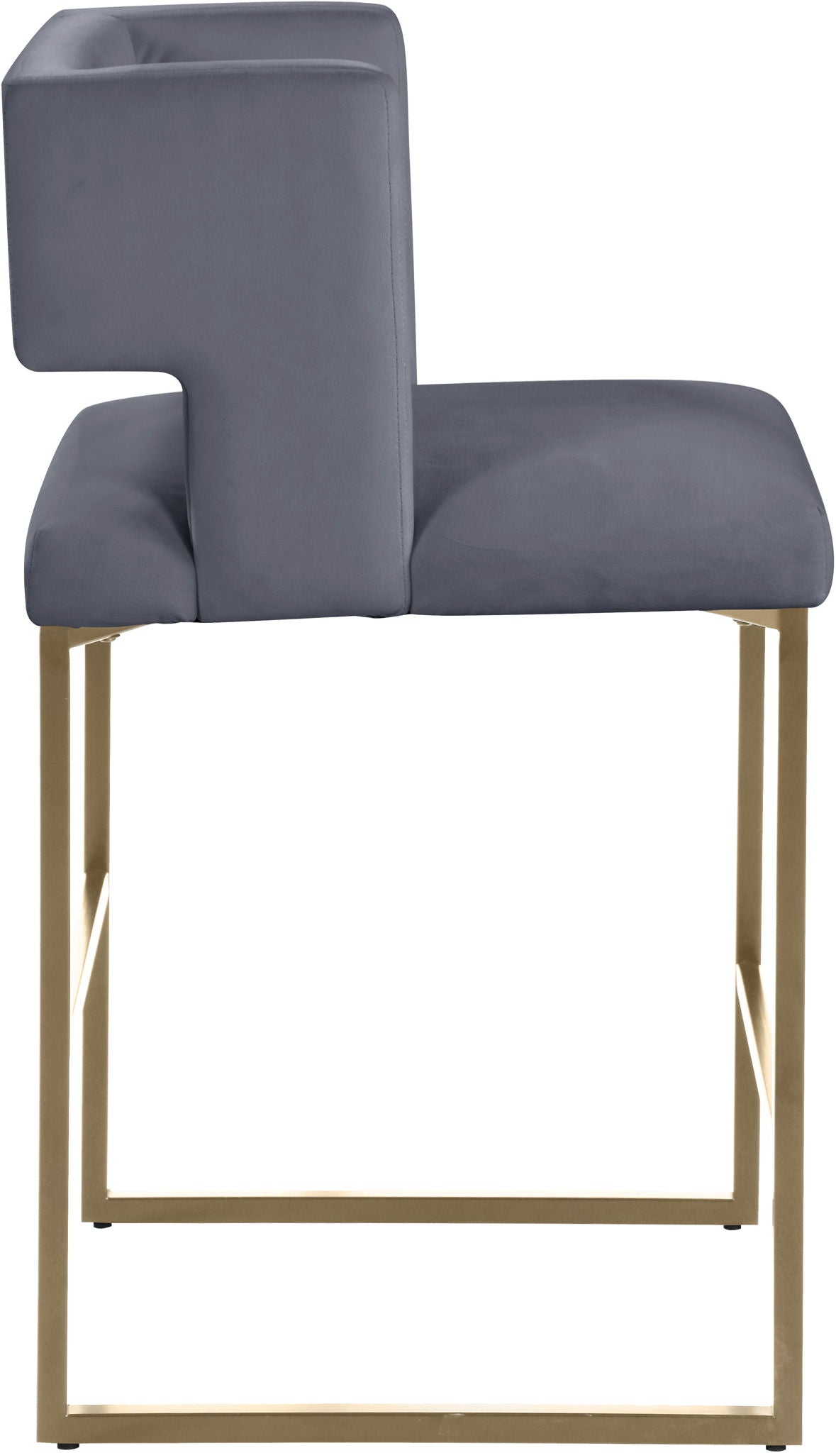 Caleb - Counter Stool with Gold Legs (Set of 2) - Urban Living Furniture (Los Angeles, CA)