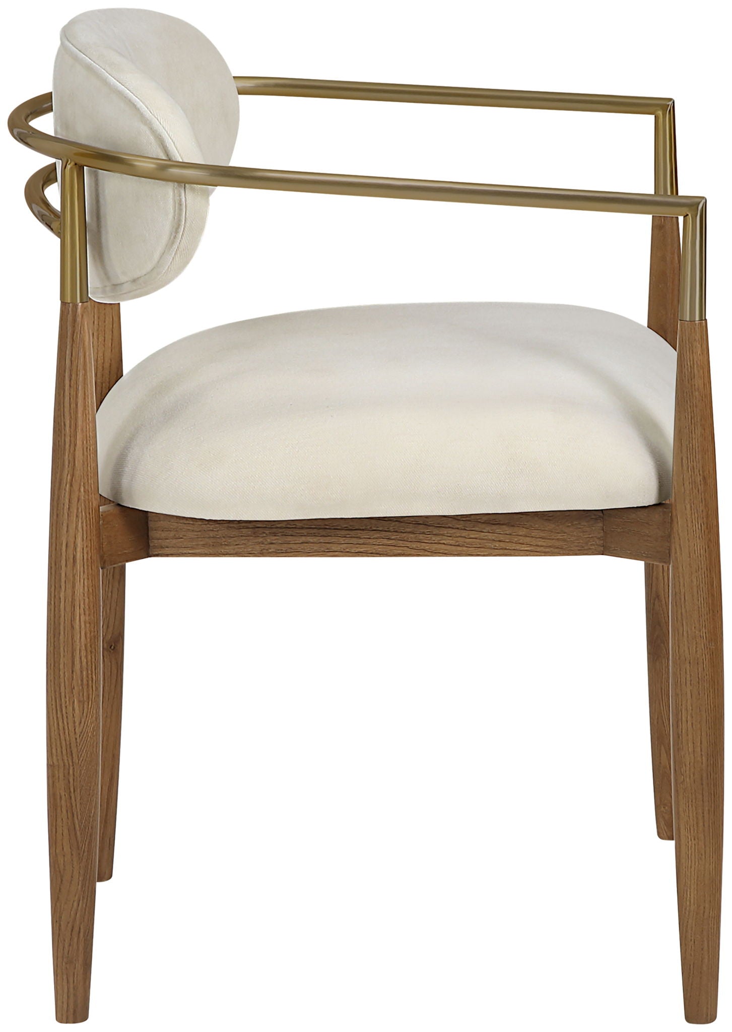 Riccio - Fabric Dining Arm Chair (Set of 2) - Walnut Frame - Urban Living Furniture (Los Angeles, CA)