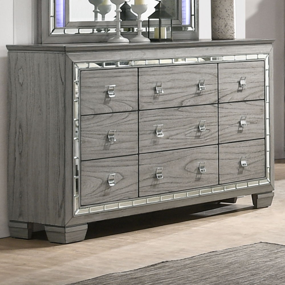 Antares - Dresser - Light Gray Oak - Urban Living Furniture (Los Angeles, CA)