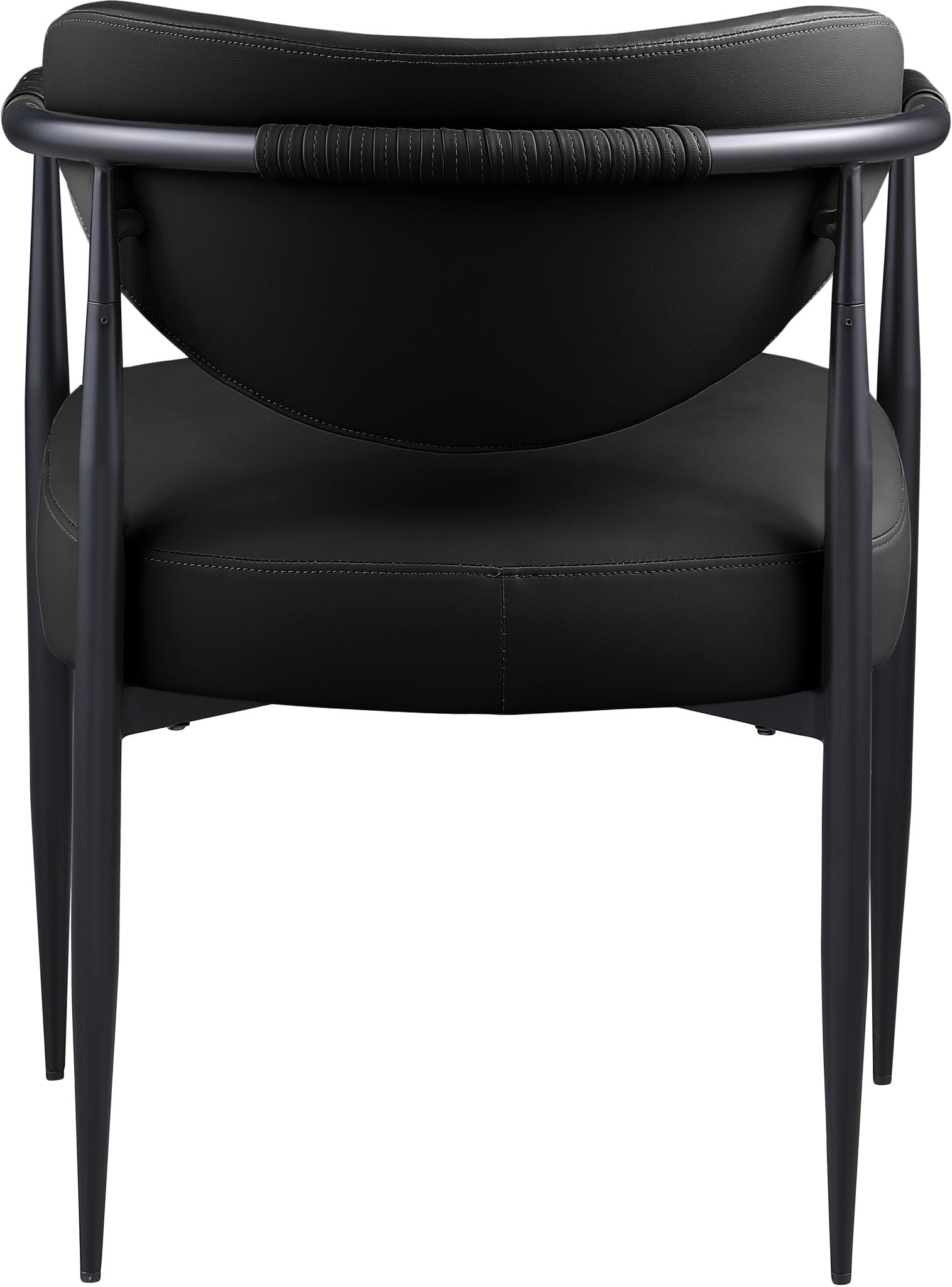 Virella - faux Leather Upholstered Dining Chair (Set of 2) - Black Base