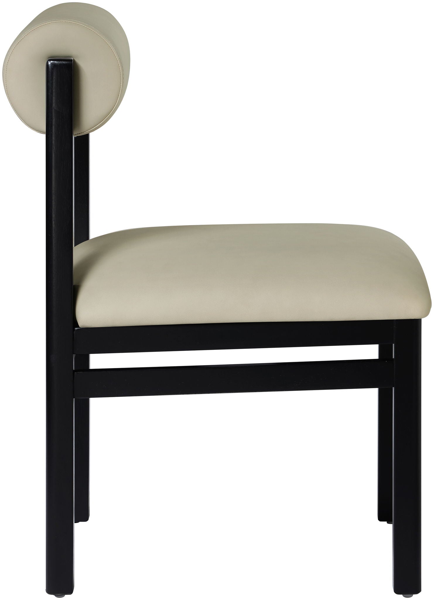 Roundhill - Faux Leather Dining Chair (Set of 2) - Black Frame - Urban Living Furniture (Los Angeles, CA)