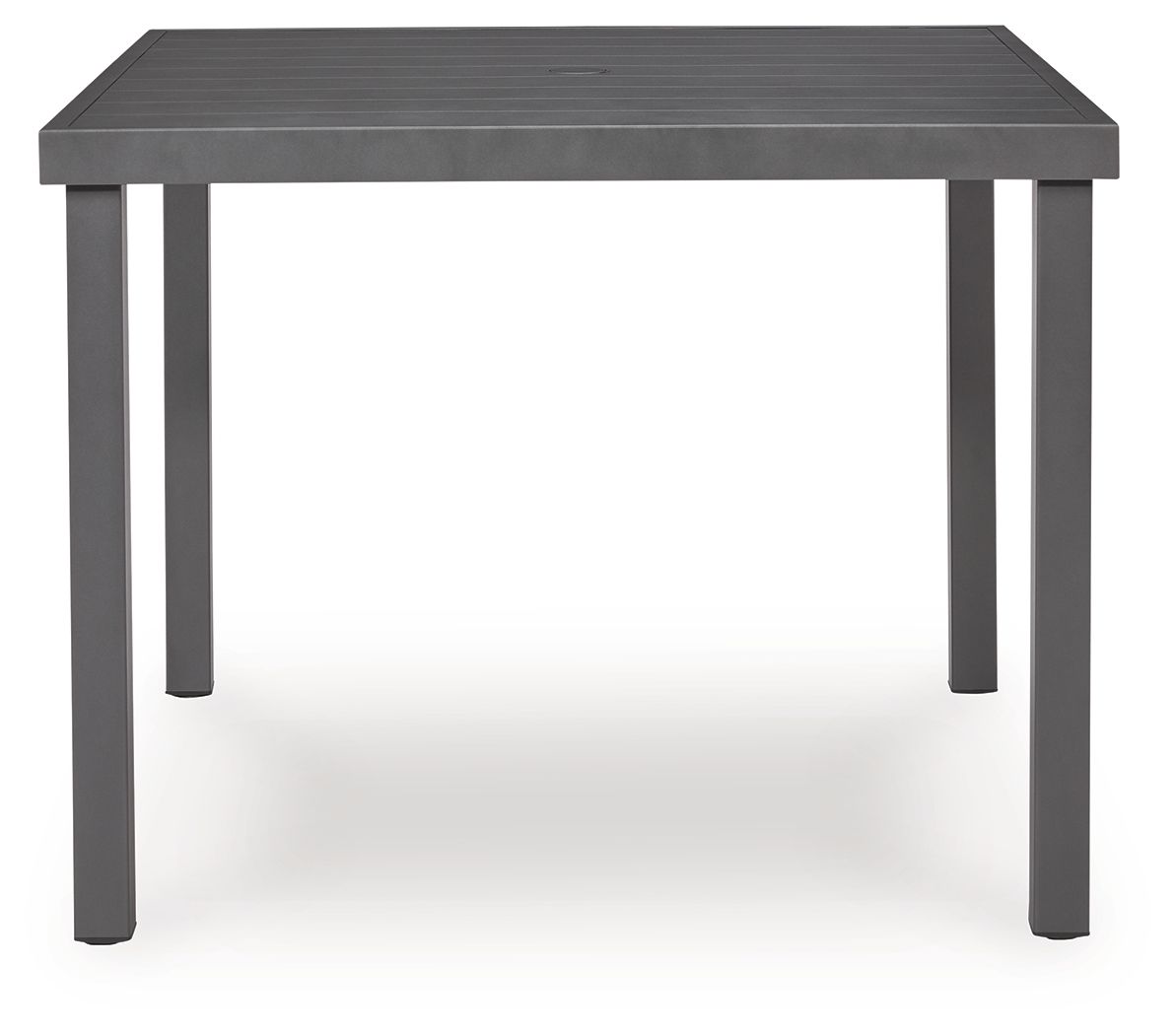 Rocky Creek - Square Dining Table With Umbrella Option - Gray - Urban Living Furniture (Los Angeles, CA)